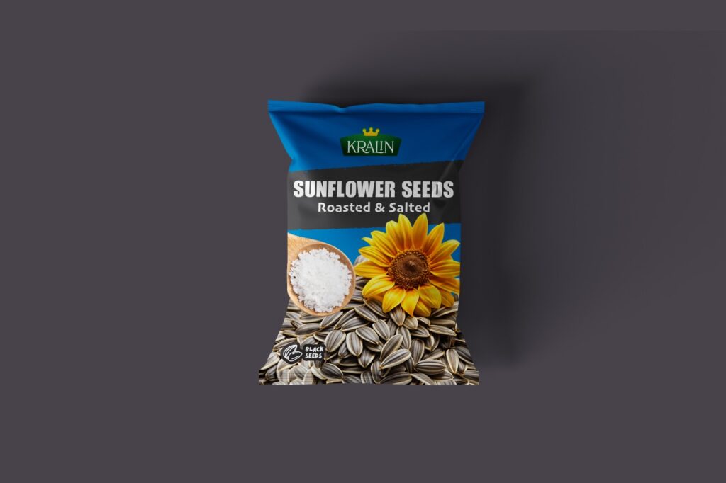 Kralin sunflower seed black & salted